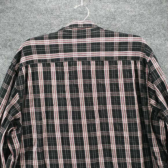 Wrangler Authentics Men's Button Down Shirt Multi XLT Long Sleeve Plaid Cotton - Picture 6 of 11